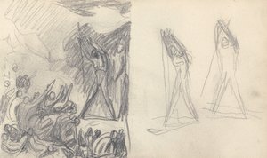 Teckning ur skissboken av George Romney