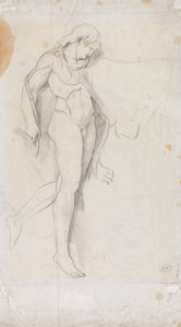 Stående klassisk nakenfigur av George Romney