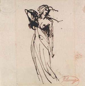 Stående kvinnofigur av George Romney