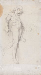 Stående manlig nakenbild av George Romney