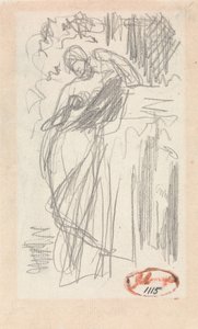 Stående kvinna av George Romney