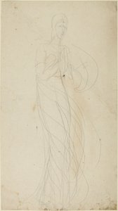 Stående kvinnlig figur av George Romney