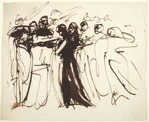 Stående figurer som samlats av George Romney
