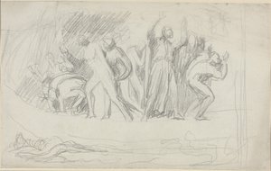 Studie till ”Syndafloden” av George Romney