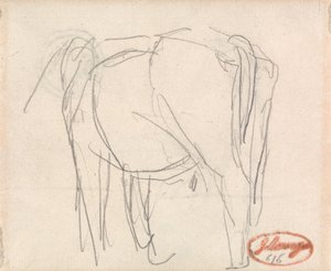Studie av ett djur av George Romney