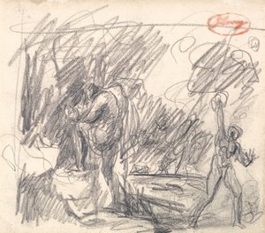 The Abandonment and Rescue of Perdita från "Vintersagan" av George Romney