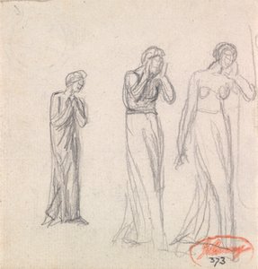 Tre klagande kvinnor av George Romney
