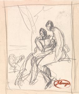 Två älskande av George Romney
