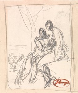 Två älskande av George Romney