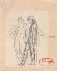 Två stående figurer av George Romney