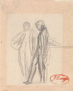Två stående figurer av George Romney