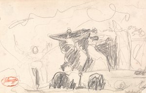 Häxornas grotta: MacBeths andra besök av George Romney