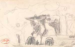 Häxornas grotta: MacBeths andra besök av George Romney