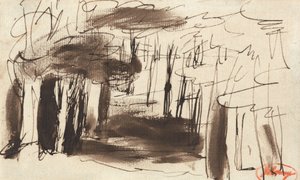 Skogsmiljö av George Romney