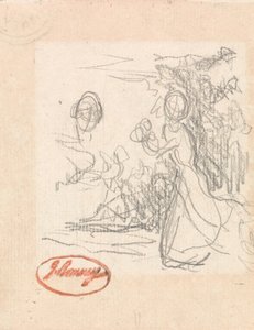 Ung kvinna, möjligen på flykt av George Romney