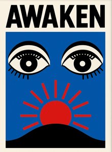 Awaken, 2025 (akryl på duk) av George Rosaly