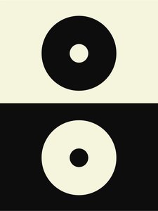 Bohemisk Yin och Yang, 21:a århundradet (illustration) av George Rosaly
