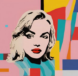 Iconic Allure, 21:a århundradet (målning) av George Rosaly