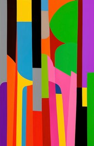 Shifting Perspectives, 2025 (akryl på duk)