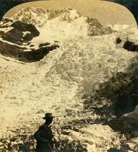 Hochstetter Ice Falls, Nya Zeeland, c1909.