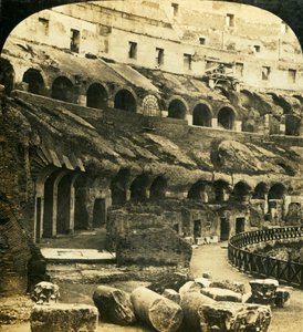Colosseums inre, Rom, Italien, c1909.