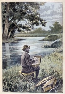 Du borde ha varit döv för att inte höra lagren... (sidan 102) i "" Testamentet om en excentriker"" av Jules Verne av George Roux