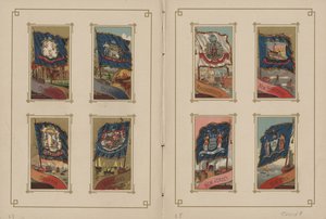 Flaggor för alla nationer och USA - sidorna 27 och 28, 1887
