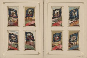 Flaggor för alla nationer och USA - sidorna 31 och 32, 1887