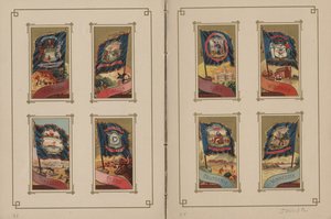 Flaggor för alla nationer och Amerikas förenta stater - sidorna 33 och 34, 1887