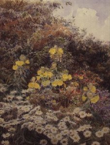Evening Primroses, Swinford Manor av George Samuel Elgood