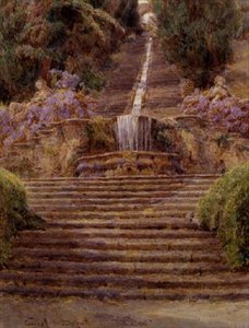 Kaskaden, Villa Cicogna av George Samuel Elgood