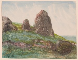 Landskap med stenar av George Sand