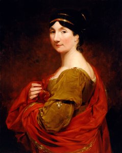 Frederika, grevinna av Mansfield (olja på duk)