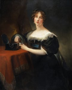 Georgiana Cavendish, grevinna av Carlisle (olja på duk)