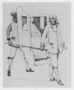 Illustration till The Duenna av Sheridan (färg litho) av George Sheringham
