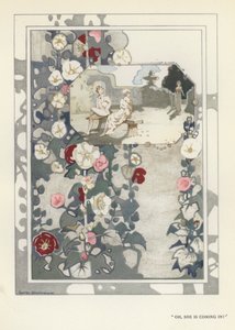Illustration för The Happy Hypocrite av Max Beerbohm (färg litho) av George Sheringham
