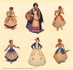 Originaldesign för HMS Pinafore av George Sheringham