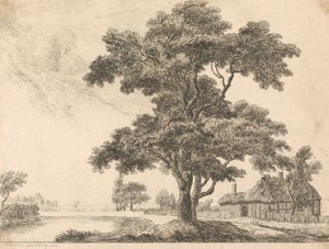 Landskap med Windsor Castle av George Simon Harcourt