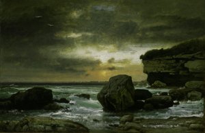 En marinsoldat, ca 1874-75 av George Snr. Inness