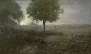 Dimmig morgon, Montclair av George Snr. Inness