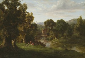Den gamla kvarnen, 1849 av George Snr. Inness