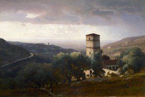 Utsikt över Rom från Tivoli av George Snr. Inness