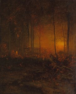 Tittar på solens glöd, 1887