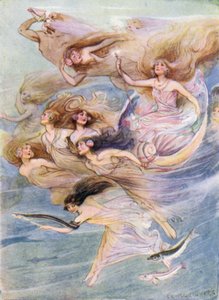 Perseus: Queen Galatea (färg litho)