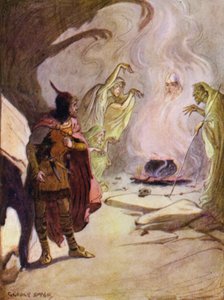 De kallade andarna som var tre, och den första uppstod i likhet med ett beväpnat huvud av George Soper