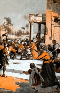 lHighlanders vid Relief of Lucknow av George Soper