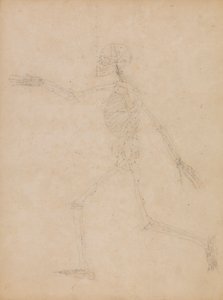 Mänskligt skelett, sidovy av George Stubbs