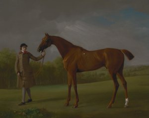 Lustre, hålls av en brudgum av George Stubbs