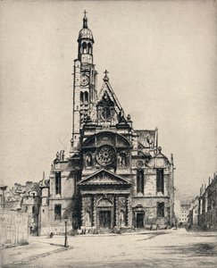 "S:t Etienne-du-Mont-kyrkan", 1915 av George T Plowman