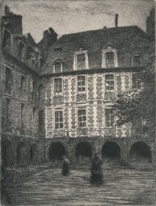 "Victor Hugos hus, Places des Vosges", 1915 av George T Plowman